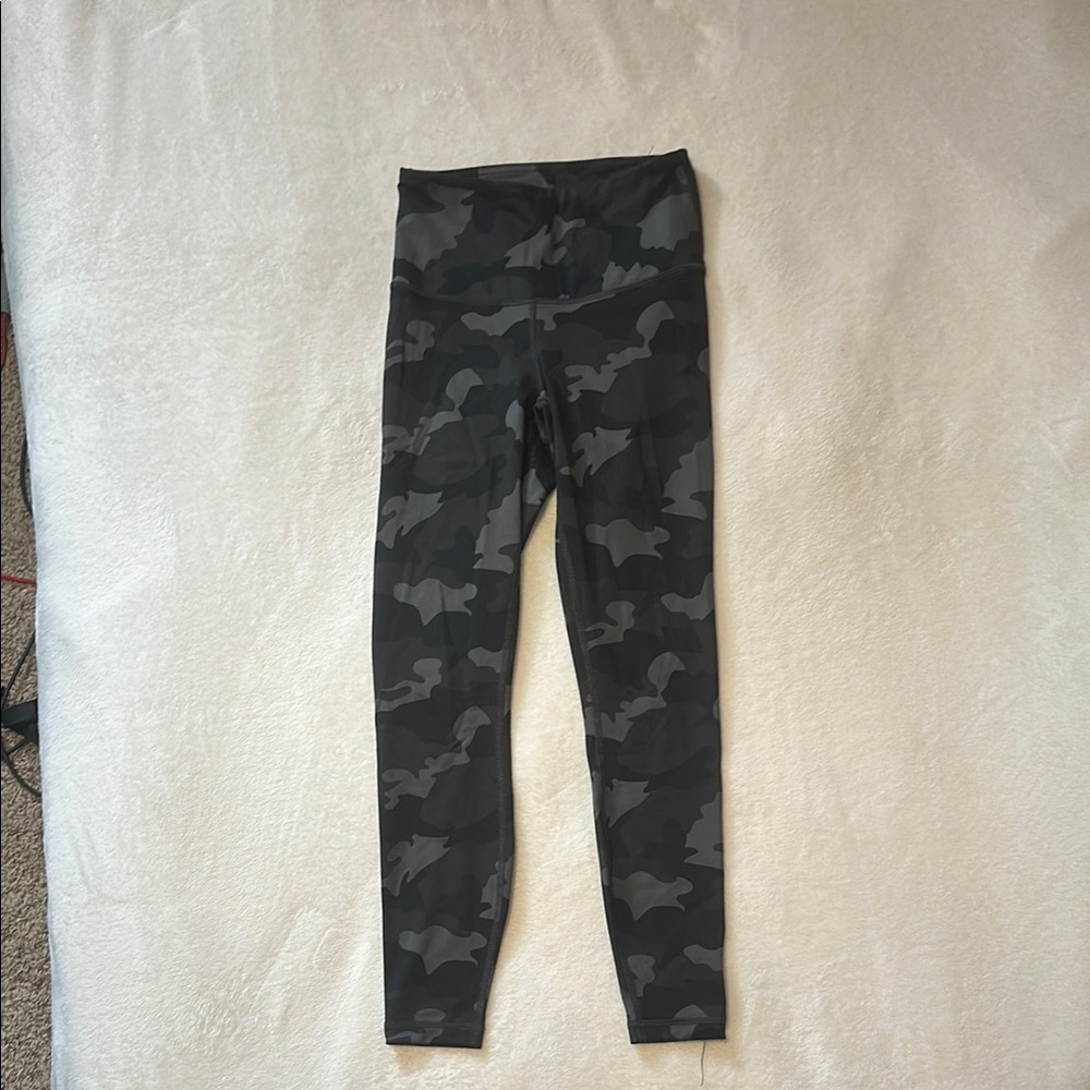Reflex Black and Gray Leggings Athletic Stretch